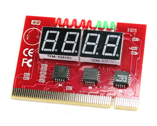 红板4位主板诊断卡 电脑维修中的得力助手